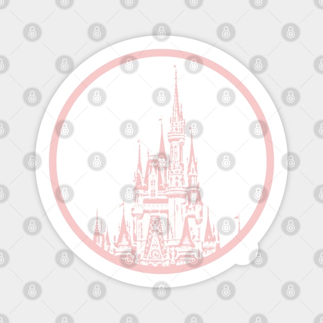 Millennial Pink Magic Castle Stamp Sticker by FandomTrading